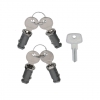 Set 4 sleutels + 4 slotcilinder voor fietsendrager 7E0071104